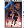 Trends International NBA Los Angeles Clippers - Kawhi Leonard 25 Framed Wall Poster Prints - 3 of 4