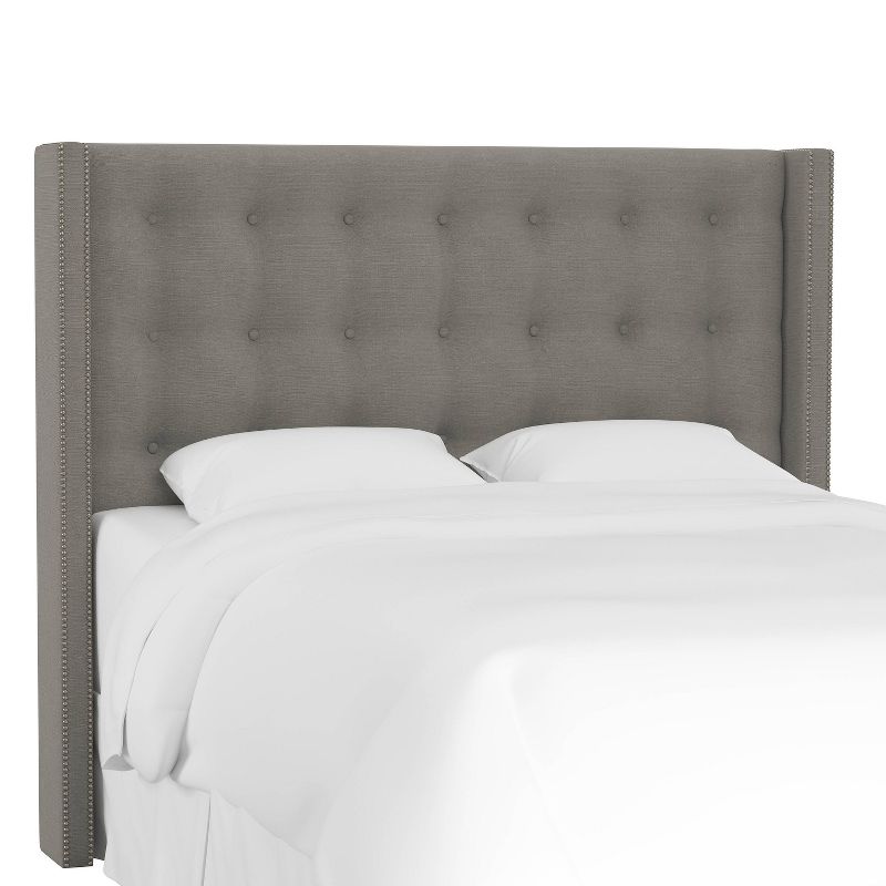 Skyline Furniture Nail Button Tufted Wingback Headboard, 3 of 8