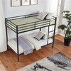 Kumasinova Bunk Bed,Low Profile Bunk Bed Frame with Ladder,High Guardrail,Twin Size Bed Frame for Kids Teens,Metal Slats Support - 2 of 4