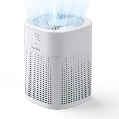 White Compact HEPA Air Purifier with Sleep Mode