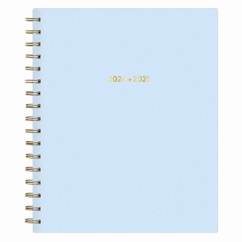 Color Me Courtney for Blue Sky 2024-25 Weekly/Monthly Planner 9&#34;x7&#34; Soft Touch Light Blue, 1 of 13