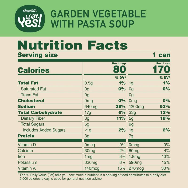 Campbell&#39;s Well Yes! Garden Vegetable Noodle Soup - 16.1oz, 5 of 11