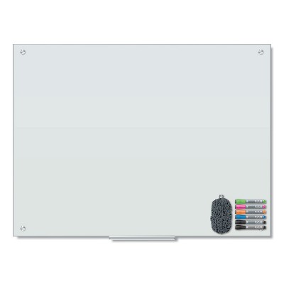 U Brands Magnetic Glass Dry Erase Board Value Pack 48 x 36 White 3972U00-01
