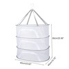 Unique Bargains Single Layer Drying Basket Gray 1 Pc - 4 of 4