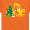 Boys' - Instant Message - Santa Excavator Christmas Presents Short Sleeve Graphic T-Shirt - 2 of 4