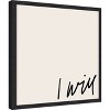 Amanti Art Can Will II by Anna Hambly Canvas Wall Art Print Framed 16 x 16-in. - 3 of 4