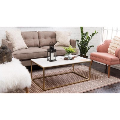 Braided Brown Synthetic 9' x 12' Easy-Care Rectangular Rug