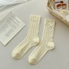 Anna-Kaci 6pk Women's Knee - High Socks with Bow Details - 4 of 4