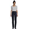 Lands' End Women's Supima Micro Modal Elbow Sleeve Balletneck Curved Hem Top - 4 of 4