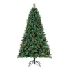 Home Heritage 7 Ft. Artificial Cascade Pine Christmas Tree with Changing Lights - image 2 of 4