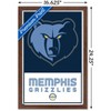 Trends International NBA Memphis Grizzlies - Logo 21 Framed Wall Poster Prints - 3 of 4
