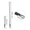 Unique Bargains Keys Whistle Badge Holder Wrist Lanyard with Sling Clip 4 Pcs - 2 of 4