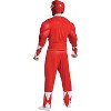 Disguise Mens Power Rangers Classic Red Ranger Muscle - 3 of 4