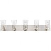 Livex Lighting Cityview 5 - Light Vanity in  Brushed Nickel - 4 of 4