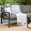 Leisure Made Blakely 5pc Aluminum Sectional in Gray Fabric - 3 of 4