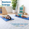 ECR4Kids Everyday Folding Rest Mat, 3-Section, 1in - 3 of 4