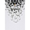 Elegant Lighting Nordic 1 light black flush mount - 4 of 4
