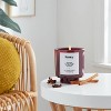 7oz Plum Exterior Painted Glass with Glass Lid Sassy Candle Purple - Room Essentials™ - 2 of 3