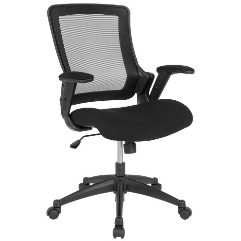 Mesh Office Chair Executive Guest Swivel Computer Chairs Mid-Back Padded Seat UK 