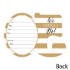 Big Dot of Happiness We Still Do - 50th Wedding Anniversary - Shaped Fill-in Invites - Anniversary Party Invitation Cards with Envelopes - Set of 12 - 3 of 4