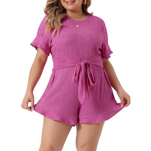 Plus size short jumpsuits sale