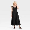 Women's Poplin Midi Dress - A New Day™ - 3 of 3