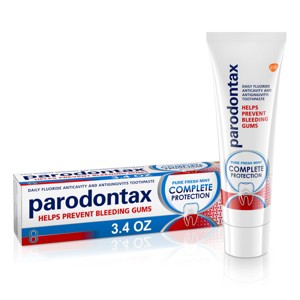 Parodontax Fluoride Anticavity & Antigingivitis Complete Protection Fresh Mint Toothpaste - 3.4oz - 1 of 4