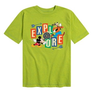 Boys' - Disney - Mickey & Pluto Short Sleeve Graphic T-Shirt - 1 of 4