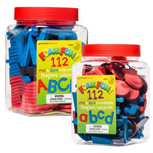 Dowling Magnets® Foam Fun Magnet Letters Red & Blue Bundle - 1 of 4