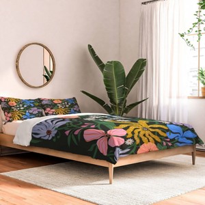 Deny Designs Megan Galante Merrick Floral Comforter Bedding Set Blue - 1 of 4