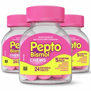 Pepto Bismol Chews for Digestive Treatment 24 ct - 1 of 4