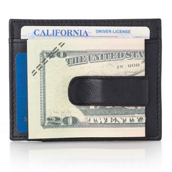 Alpine Swiss RFID Money Clip Front Pocket Wallet