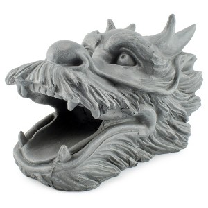 Cornucopia Brands Dragon Garden Downspout Sculpture; Splash Block Anchor for Downspout Extension - 1 of 4