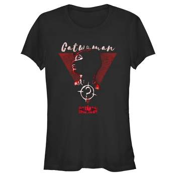 Juniors Womens The Batman Catwoman Poster T-Shirt