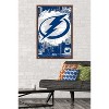 Trends International NHL Tampa Bay Lightning - Maximalist Logo 23 Framed Wall Poster Prints - 2 of 4