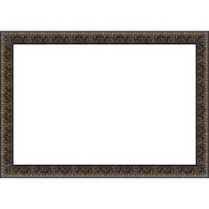 Amanti Art Intaglio Embossed Black Framed Dry Erase Magnetic Board - 1 of 4
