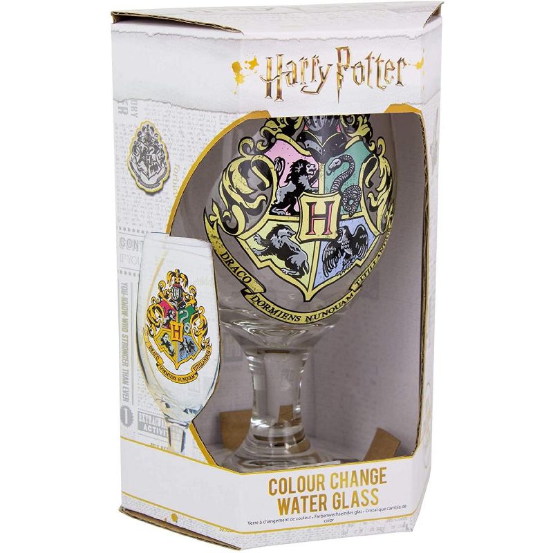 Paladone Products Ltd. Harry Potter Hogwarts Crest Color Change 14oz Water Glass, 2 of 5