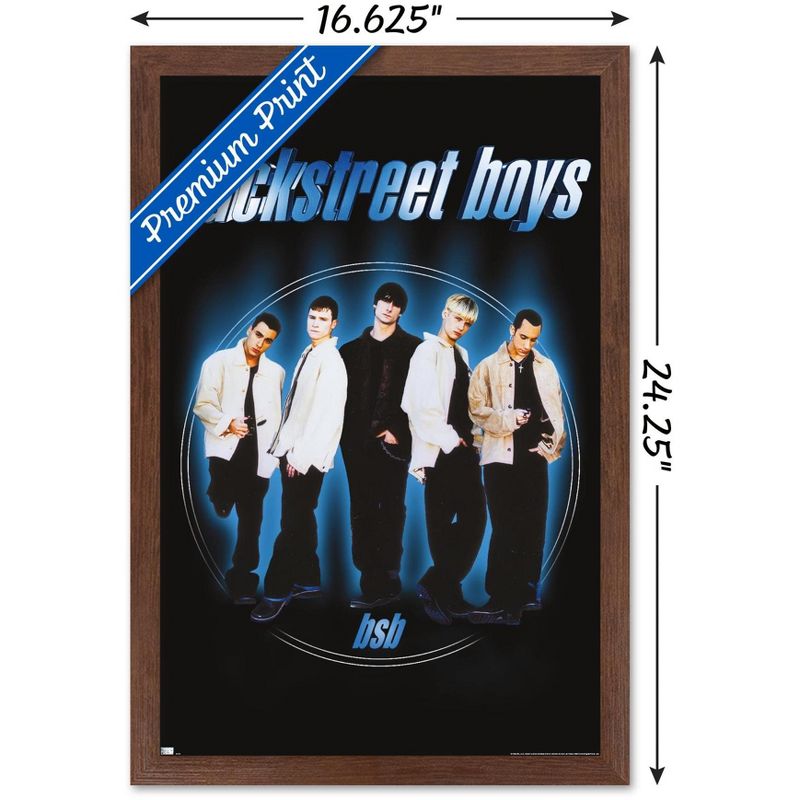 Trends International Backstreet Boys - Circle Framed Wall Poster Prints, 3 of 7