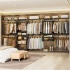Aheaplus Set of 2 Closet Storage Organizers with Extendable Hanging Rods and Adjustable Shelves - 2 of 4