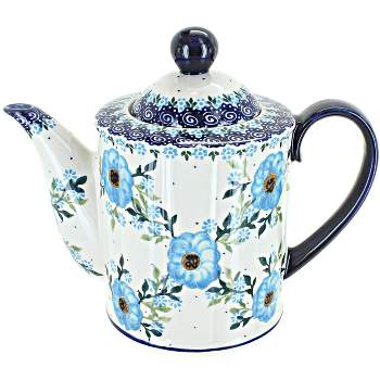 Blue Rose Polish Pottery A72 Andy Large Teapot