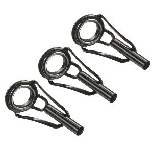 Unique Bargains Tube Dia Fishing Rod Tips Repair Kit Stainless Steel Ring Guide - 1 of 4