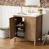 30 Inch Wooden Bathroom Vanity Storage Cabinet with Single Sink - image 2 of 4