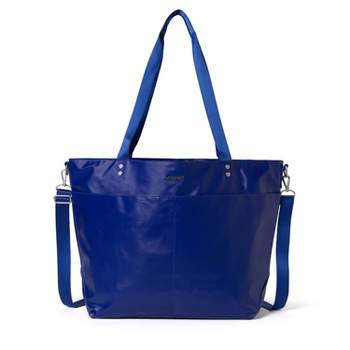 baggallini Laminated Carryall Tote Bag with Crossbody Straps