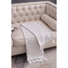 CAVINAS 50x60" Decorative Throw Blanket,Cotton Bed Blanket with Tassels for Bedroom,2 Pack - 2 of 4