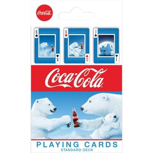 MasterPieces Officially Licensed Coca-Cola Polar Bear Playing Cards - 54 Card Deck for Adults - 1 of 4