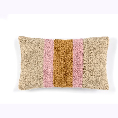 Shiraleah Hello Fall Pink and Orange Decorative Pillow