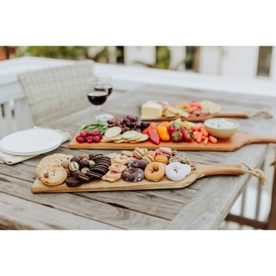 Artisan 24" Acacia Wood Paddle Charcuterie Board
