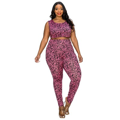 L I V D Women's Zebra Yoga Leggings
