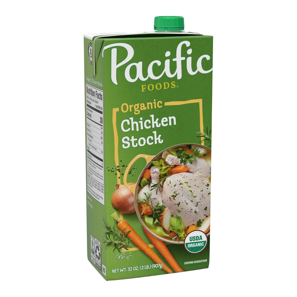 Pacific Foods Organic Gluten Free Chicken Stock - 32oz