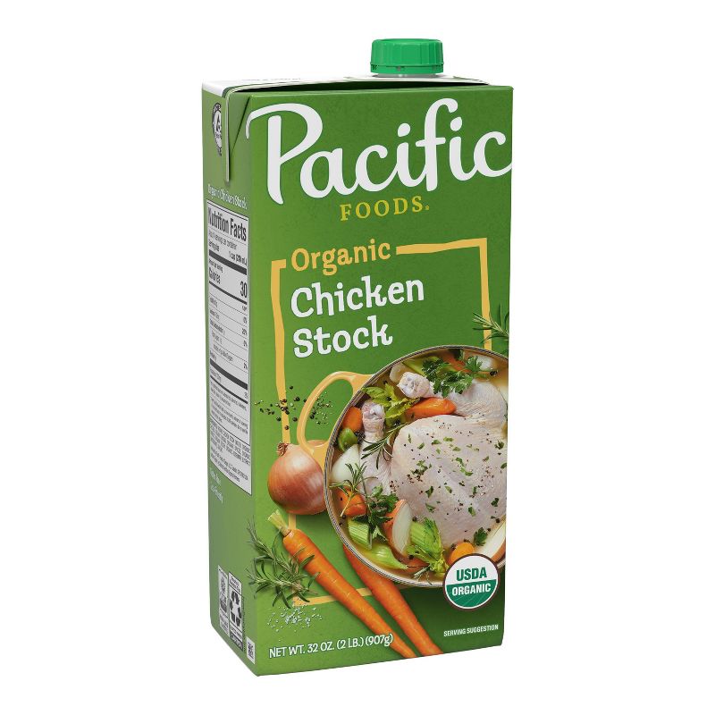 Pacific Foods Organic Gluten Free Chicken Stock - 32oz, 1 of 11